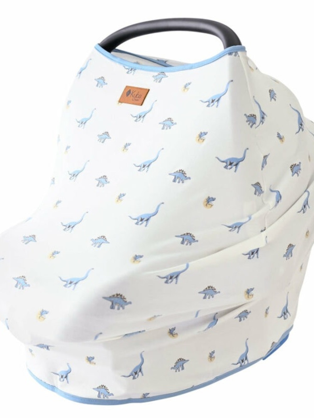 Kyte Baby Bamboo Car Seat Nursing Cover Jurassic Dinosaur Print